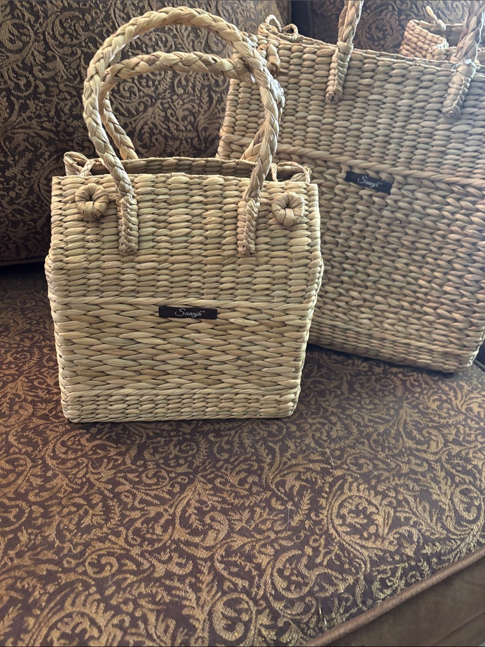 Sseko Natural Straw Woven Tote - Cream